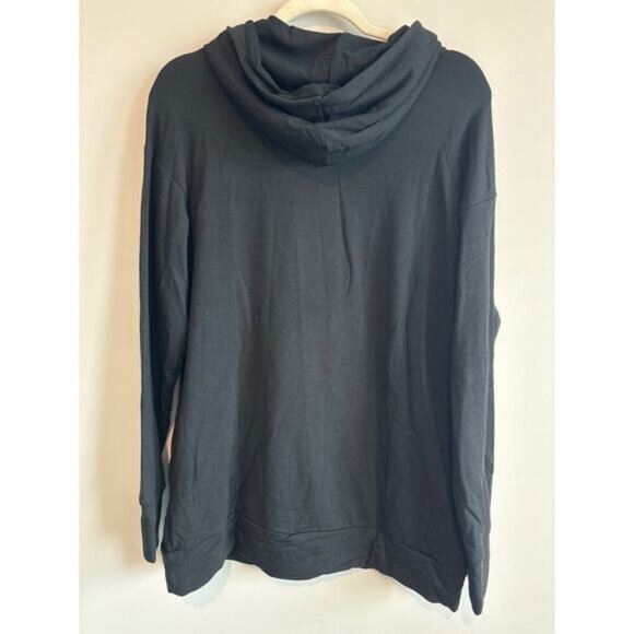 NWT Offline By Aerie Oversized Hoodie In Black Size Small - Picture 4 of 4